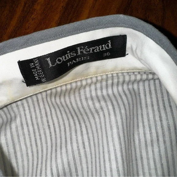 Louis Feraud Vintage Set Shirt Dress with Culottes Shorts Side Slit Size small - Picture 8 of 16